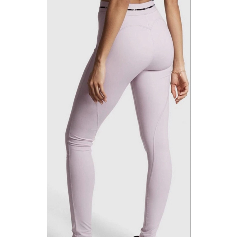 V.S Pink Soft Ultimate Zip up Soft ultimate high-waist legging lilac XS - Picture 3 of 16